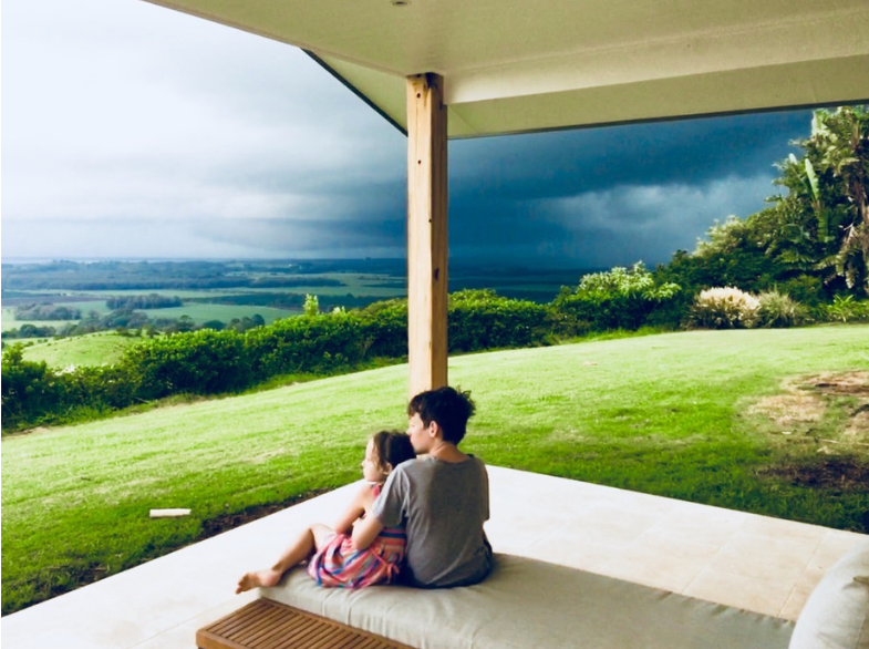 Phil Adair with family or candid lifestyle photo