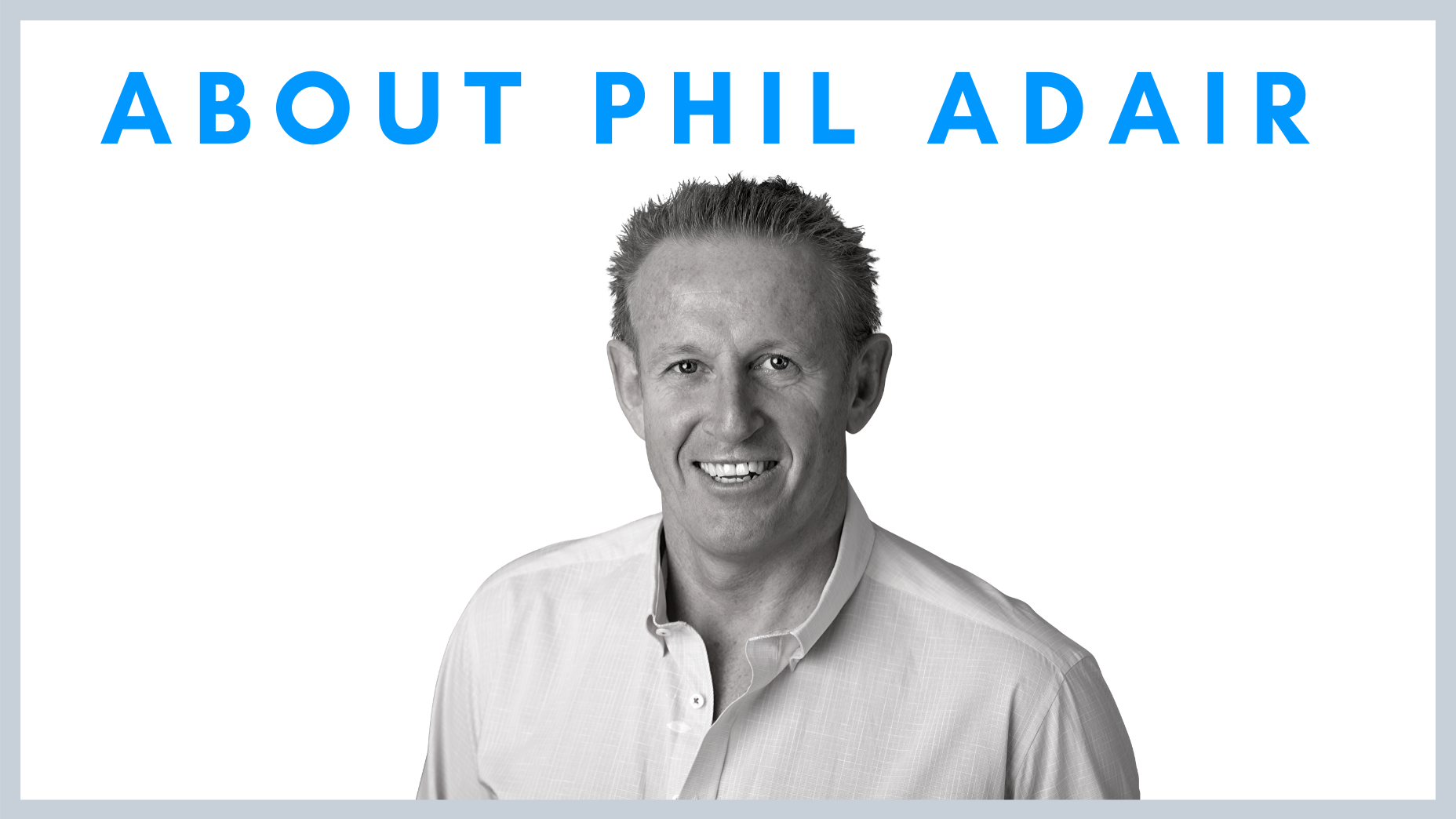 Phil Adair portrait or speaking on stage